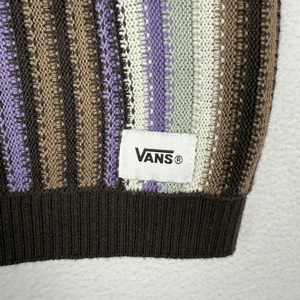 NEW Vans Premium Samuelson Sweater Vest Mens M Br… - image 6